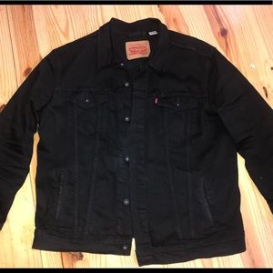 Levi’s black Trucker denim Jacket XXL